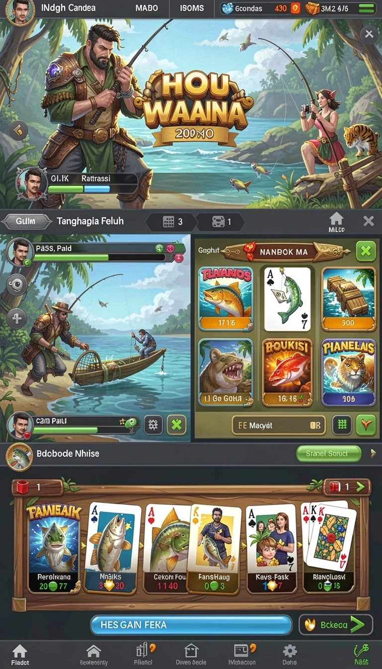Beragam pilihan permainan menarik dalam aplikasi nimmat777 APK Full Version untuk Android.